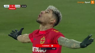REZUMAT | Poli Iași - FCSB 1-3. Dublă Coman, Băluță a marcat al doilea său gol pentru roș-albaștri