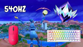 Fortnite Reload Ranked 🏆 (540HZ - 0 PING) Razer Huntsman Mini 😴 Satisfying Keyboard Fortnite 60 FPS