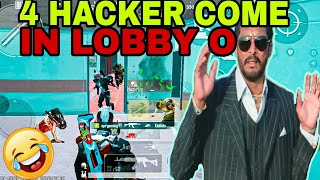 4 hacker come in lobby o bgmi rush gameplay pubgmobile SIAPAKAH RATU MINGGU