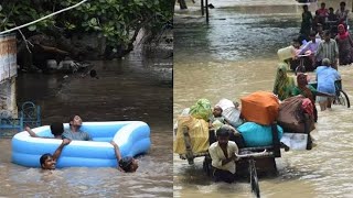 दिल्ली में यमुना फिर उफान पर, गाजियाबाद और ग्रेटर नोएडा में हिंडन की बाढ़ से कोहराम; 13 जिलों पर असर