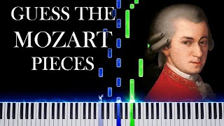 Guess the 25 Mozart Pieces (Piano Quiz)