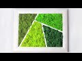 moss frame – diy jak zrobić obraz z mchu think tree