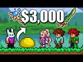 Terraria $3,000 Race, But Enemies Drop Random Items..