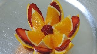 HOW TO DECORATE AN ORANGE - By J.Pereira Art Carving Fruits and Vegetables