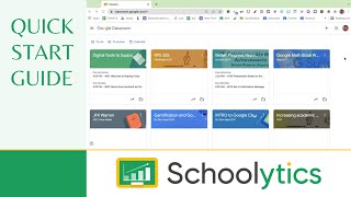 Quick Start Guide for Schoolytics