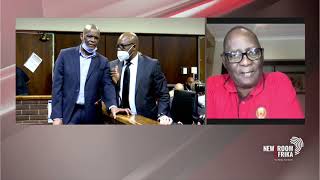 SAFTU General Secretary Zwelinzima Vavi reacts to calls for an interim government