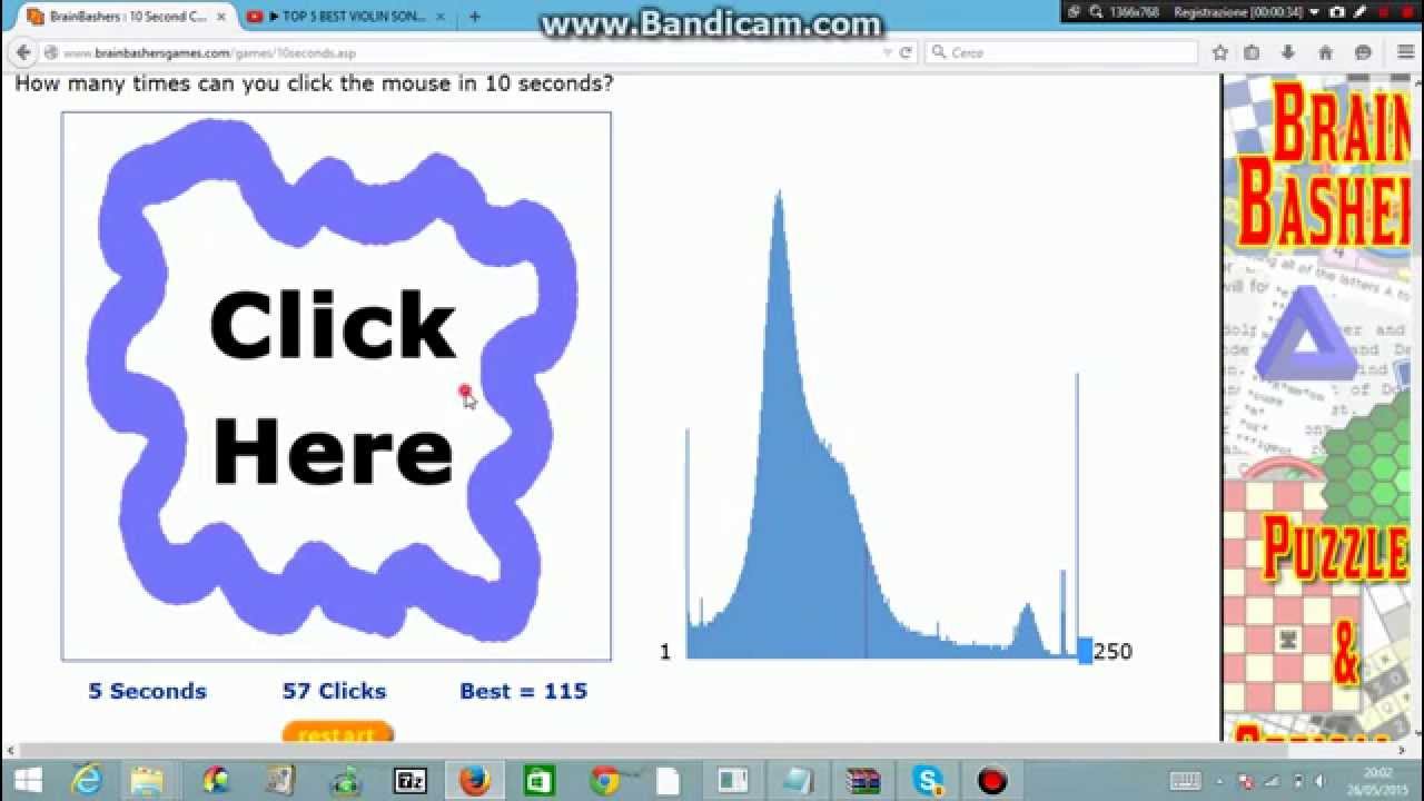 10 Second Click Brainbashers Personal Best 115 Youtube