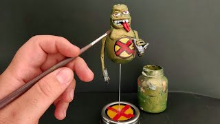 Making X-MAN's DOOP action figure.