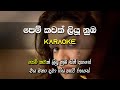Pem Kawak Liyu Numba | Karaoke | Without Voice | Karunarathna Divulgane | Gee LK