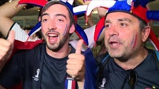 World Cup: French supporters go wild in Salvador