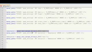 PHP Tutorials - MySQL Update