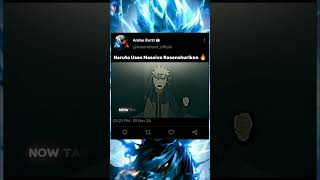 Naruto Uses Massive Rasenshuriken 🔥 || #shorts #shortvideo #naruto #narutoshippuden #madara #viral