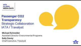 Passenger CO2 Transparency - Strategic Collaboration IATA / Travalyst