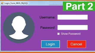 VB.NET - How To Create Login Form With MySQL Database Using Visual Basic .Net [with source code] P_2