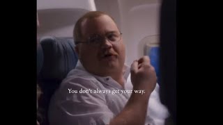 Man refuses to give child window seat on aeroplane | from Queenpins movie