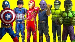 Kids Costume Runways Show Superheroes Marvel Hulk Disney Dress Up Fun Video Compilation TBTFUNTV