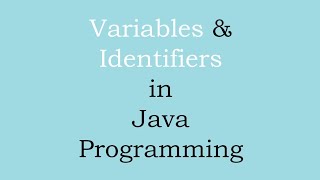 1# Difference between Identifiers and Variables | C Programming | C++ | Java | Python | Khotlin