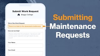 Submitting Maintenance Requests Using Limble