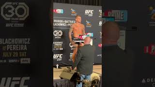 BMF Title Fight Dustin Poirier And Justin Gaethje Official Weigh In UFC 291