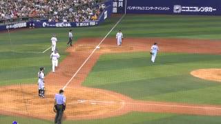 2015年7月13日 横浜DeNA－巨人　倉本選手決勝のタイムリーツーベースヒット