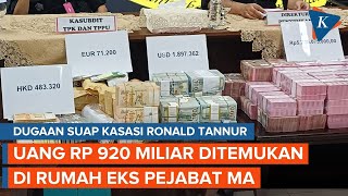 Kejagung Temukan Rp 920 Miliar di Rumah Eks Pejabat MA Terduga Makelar Kasus Ronald Tannur