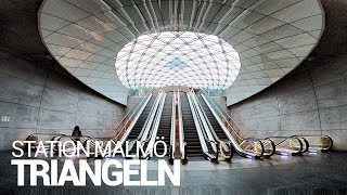 MALMO | Triangeln Station | Malmö to Copenhagen | Subway | Metro | Sweden |  scandinavia