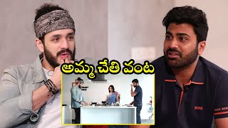 అమ్మ చేతి వంట Amala Akkineni Akhil Sharwanand Full Fun Oke Oka Jeevitham