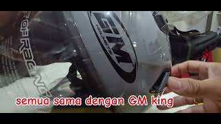 unboxing dan bongkar2 dalaman spon Helm GM King Ultra TERBARU DARI HELM GM. penasaran!!! yuk tonton