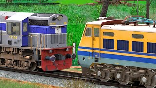 LDH WDM3D to WAP4 LOCOMOTIVE CHANGE | BUMPY RAILROAD | Train Simulator | Railwork | NTG GAMING