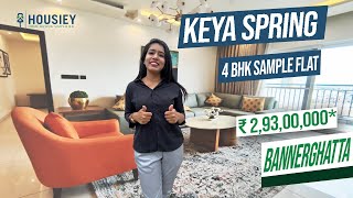 Keya Springs Bannerghatta Road | 4 Bhk Sample Flat Tour | Keya Homes Bannerghatta Road