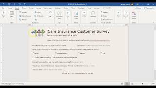 Word-Module 10: SAM Project A iCare