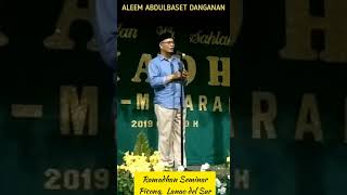 Maranao Wasyat: Aleem AbdulBaset Danganan.