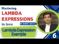 Example 2: Single Line Lambda Expression