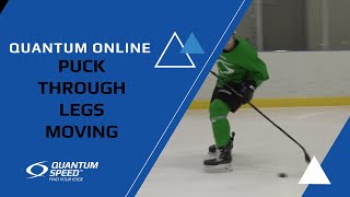 Puck Back Through Legs - Moving | Puck Skills for Hockey | Quantum Speed