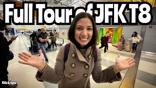 JFK International Airport Terminal 8 - Full Walkthrough Tour #travel #airport