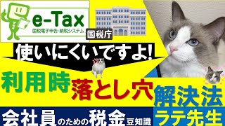 【確定申告】e-Tax利用時の失敗回避ポイント/猫好き税理士