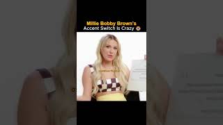 Millie Bobby Brown S Accent Switch Is Crazy