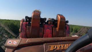 Python - Efteling (NL) - Onride Last Row - 5k 60FPS