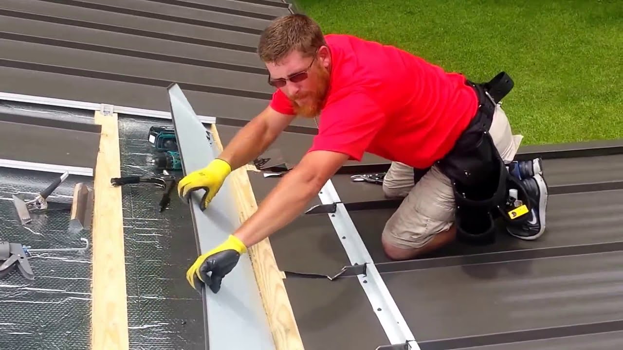 Standing Seam Metal Roof Installation