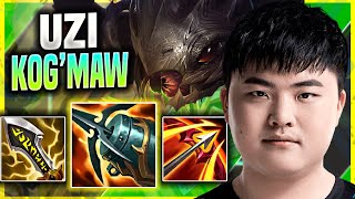 UZI IS A BEAST WITH KOG'MAW! - Uzi Plays Kog'maw ADC vs Aphelios! | Season 11