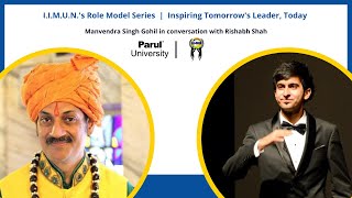 PU Presents I.I.M.U.N.’s Role Model Series EP08 - Manvendra Singh in conversation with Rishabh Shah