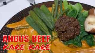 Angus Beef Kare kare | Beef Stew in Peanut Sauce