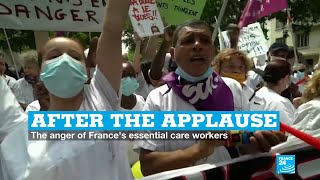 After the applause: The anger of France's essential care workers
