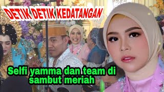 Detik Detik selfi yamma disambut meriah  masyrakat sidrap saat hadiri udangan pengantin  selfitta