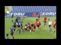 referee luke pearce correctly penalises hands on floor jackling argentina jaguars vs spain 2015