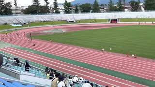 岩手県小学生陸上競技交流大会 日清カップ  4×100m男女混合リレー3組  2022年7月