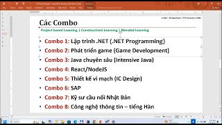 Định hướng chuyên ngành Combo 1,2,3,4 Thầy Hoàng | FPT University