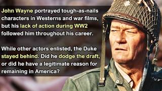 Was John Wayne ACTUALLY a Draft Dodger?