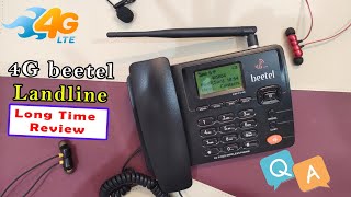 4G VOLTE Jio beetel Landline Phone with Wifi Long-term Review and Reply on Your Questions