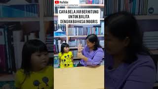 Cara belajar berhitung untuk anak balita dengan bahasa inggris #short #shorts